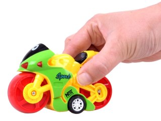 Kolorowy motor, motorek z napędem