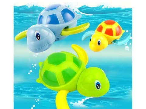 Nakręcany żółw, żółwik - zabawka do kąpieli