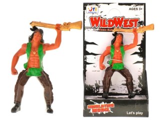 Figurki do zabawy - indianin, kowboj - 10 cm