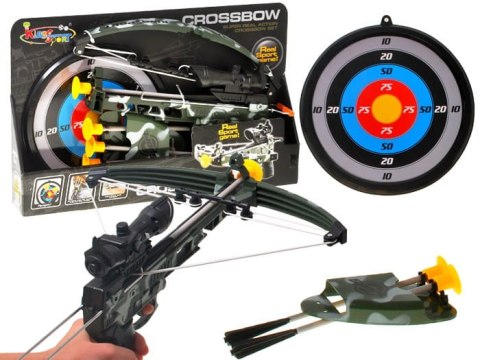 Tarcza i kusza z laserowym celownikiem