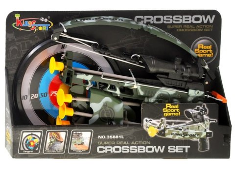 Tarcza i kusza z laserowym celownikiem