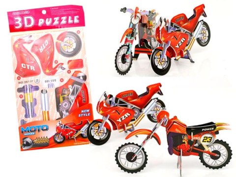 Puzzle przestrzenne 3D - motor, motory