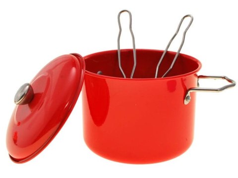 Malowane GARNKI NACZYNIA kuchnia kucharz