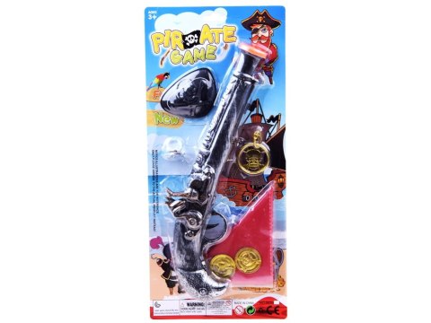 Pistolet dla pirata do zabawy + akcesoria PIRAT