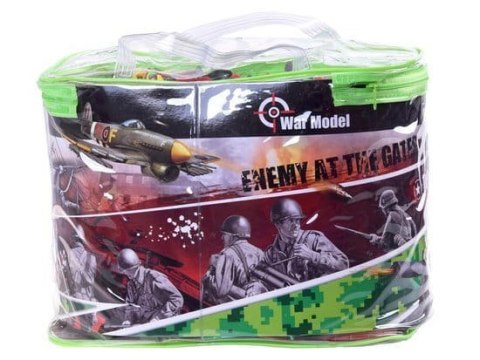 Zestaw MILITARNY WOJSKO żołnierzyki czołgi broń