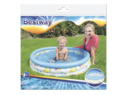 Dmuchany basen BRODZIK dla dzieci 102cm Bestway 51008