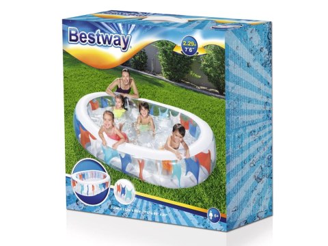 Dmuchany basen elipsa 229cm x 152cm Bestway 54066