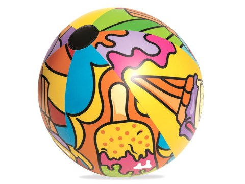 Kolorowa dmuchana piłka plażowa 91cm Bestway 31044