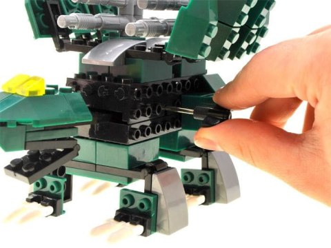 Klocki konstrukcyjne 4w1 dino