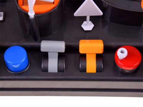 Mechaniczny tor dla autek oraz pojazdy budowlane