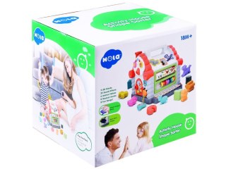 Interaktywny Domek - sorter klocki i zwierzątka