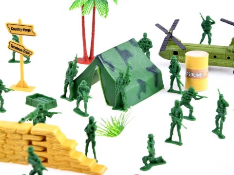 Zestaw militarny żołnierzyki - wojsko