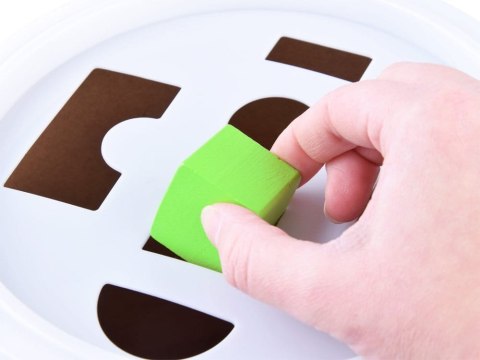 Kolorowe Klocki drewniane sorter farma