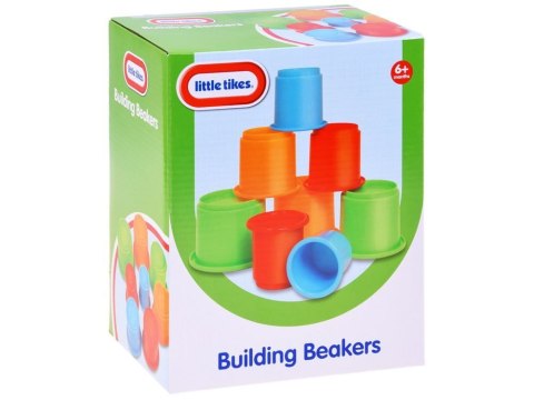Kolorowe kubki KUBECZKI Little tikes piramidka
