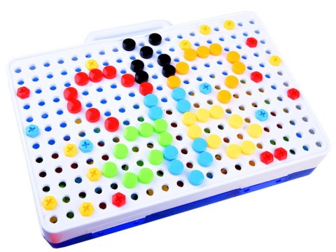 Kreatywny MAJSTERKOWICZ klocki i wkrętarka - 237 el.