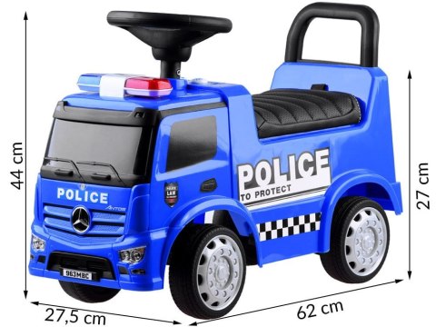 Autko pchacz JEŹDZIK Mercedes Policja