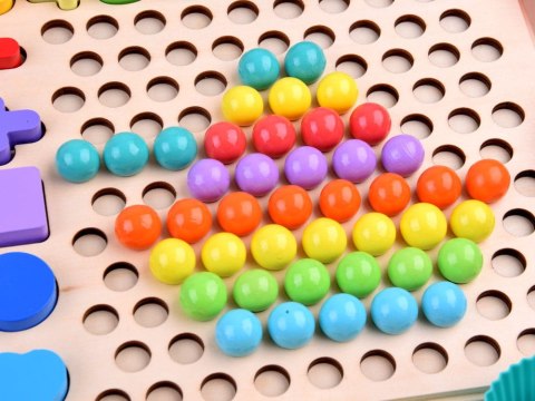 Drewniana Układanka LICZENIE MATEMATYKA MONTESSORI
