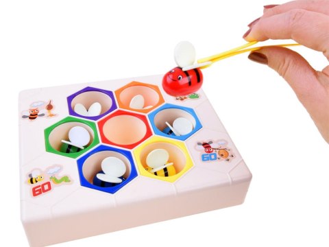 Pracowite Pszczółki gra, układanka, zabawka edukacyjna