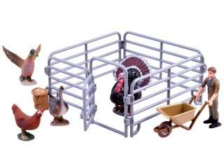 ZWIERZĘTA figurki zagroda FARMA FARMER