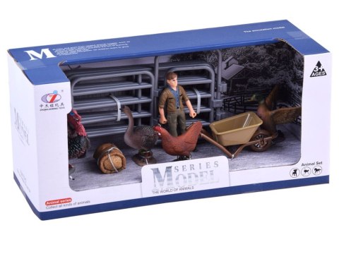 ZWIERZĘTA figurki zagroda FARMA FARMER