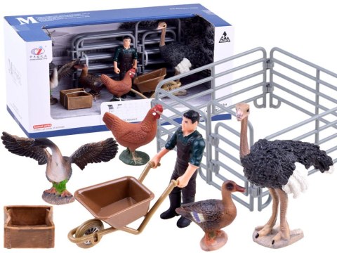 ZWIERZĘTA figurki zagroda FARMA FARMER