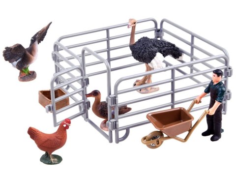 ZWIERZĘTA figurki zagroda FARMA FARMER