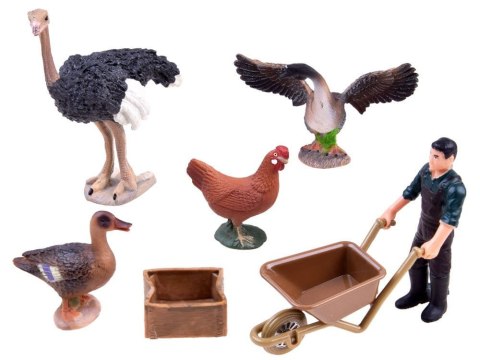 ZWIERZĘTA figurki zagroda FARMA FARMER