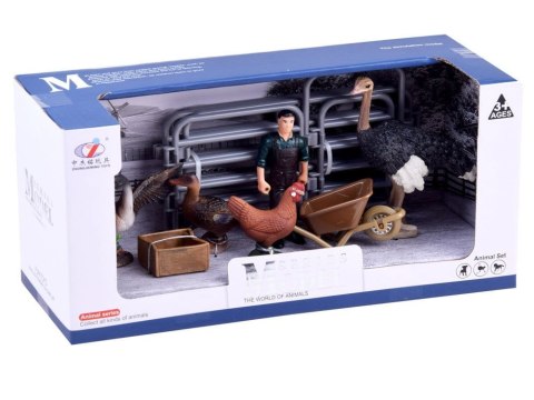 ZWIERZĘTA figurki zagroda FARMA FARMER