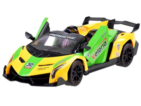 Zdalnie sterowane AUTO Autko sportowe, otwierane drzwi + pilot