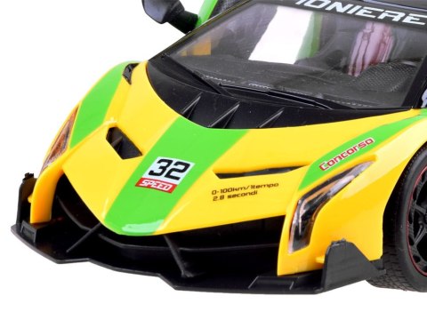 Zdalnie sterowane AUTO Autko sportowe, otwierane drzwi + pilot