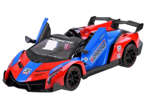 Zdalnie sterowane AUTO Autko sportowe, otwierane drzwi + pilot