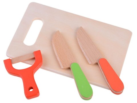 Drewniane WARZYWA OWOCE do krojenia na magnes SKRZYNKA