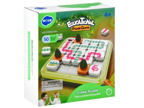 Edukacyjna gra logiczna WĄŻ układanka