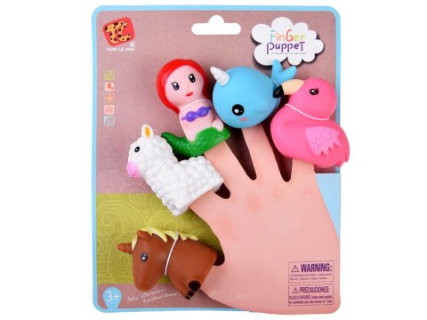 Pacynki figurki na palec SYRENKI bajkowy zestaw