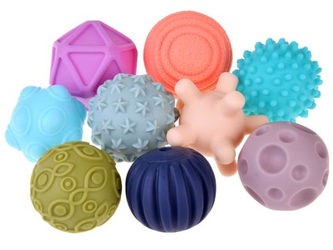 Gumowe PIŁECZKI sensoryczne 6 sztuk