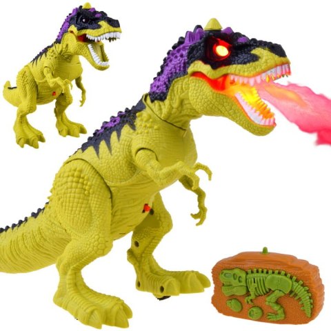 Interaktywny DINOZAUR r/c T-Rex pilot dym światło dźwięk