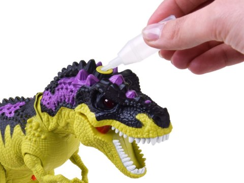 Interaktywny DINOZAUR r/c T-Rex pilot dym światło dźwięk