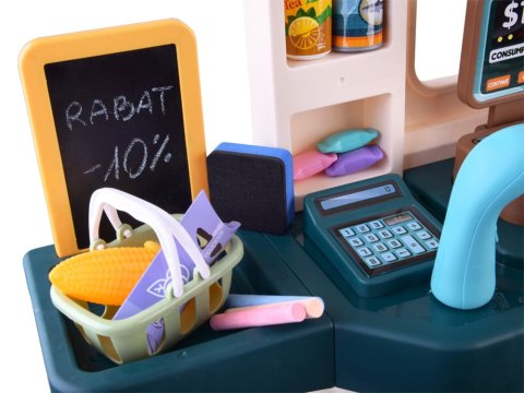 SUPERMARKET sklep KASA artykuły 71-elementów