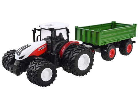 Sterowany TRAKTOR RC pilot, przyczepa