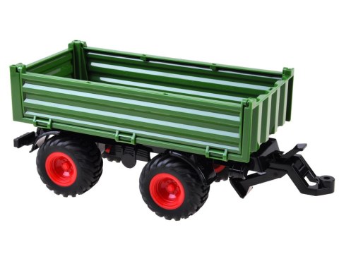Sterowany TRAKTOR RC pilot, przyczepa