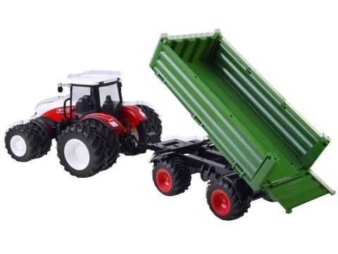 Sterowany TRAKTOR RC pilot, przyczepa