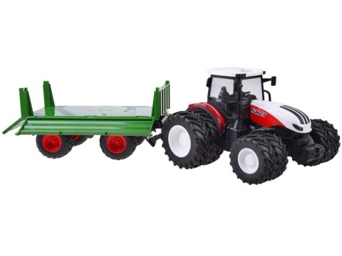 Sterowany TRAKTOR RC pilot, przyczepa