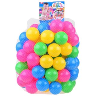 Kolorowe PIŁKI KULKI do basenu 6,5cm 100szt