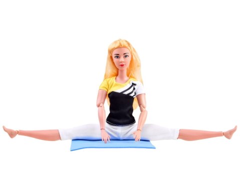 LALKA gimnastyczka ćwiczy joga fitness 30cm