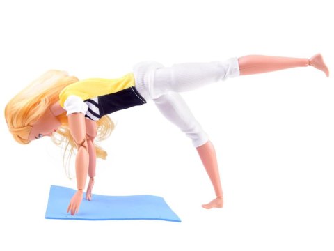LALKA gimnastyczka ćwiczy joga fitness 30cm