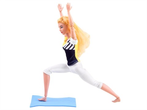 LALKA gimnastyczka ćwiczy joga fitness 30cm