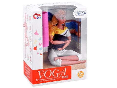 LALKA gimnastyczka ćwiczy joga fitness 30cm