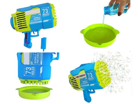 PISTOLET Bazooka BAŃKI MYDLANE