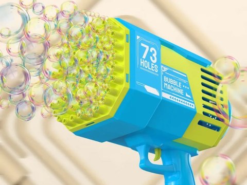 PISTOLET Bazooka BAŃKI MYDLANE