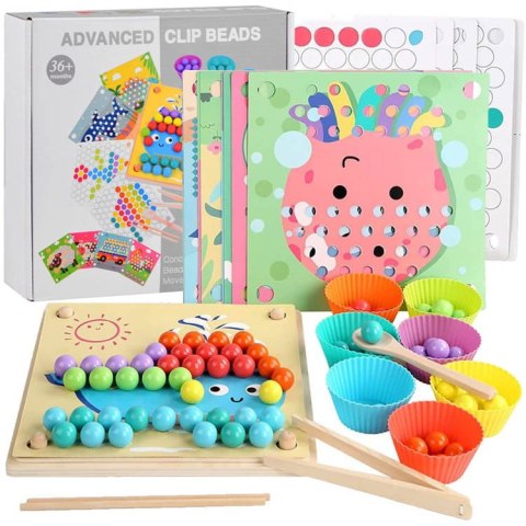 UKŁADANKA MOZAIKA koraliki kulki PUZZLE